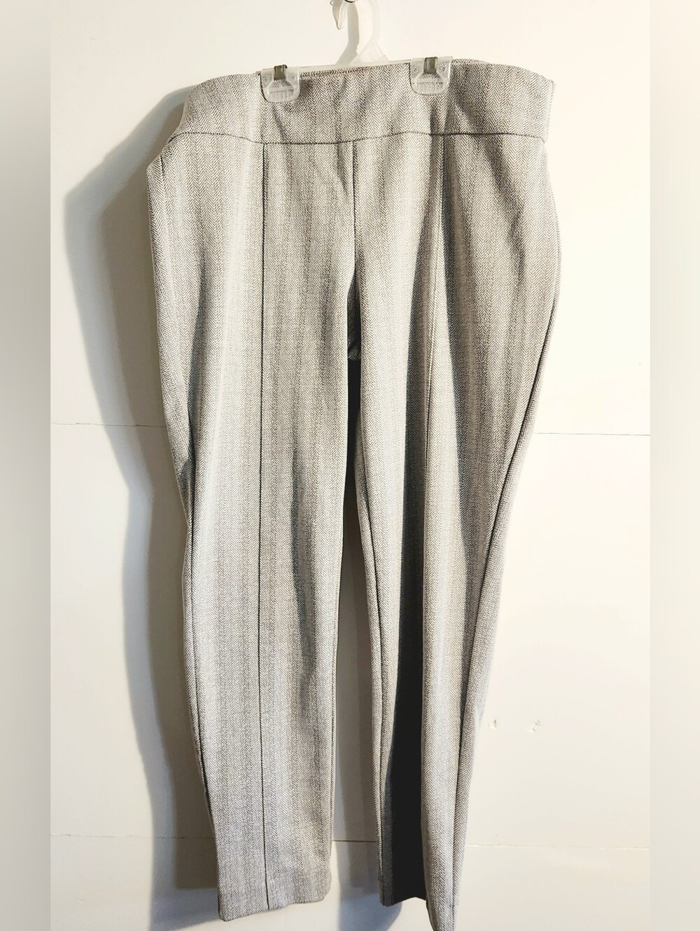 ❤️Anne Klein Women's Light Gray Tailored Pants Size: L